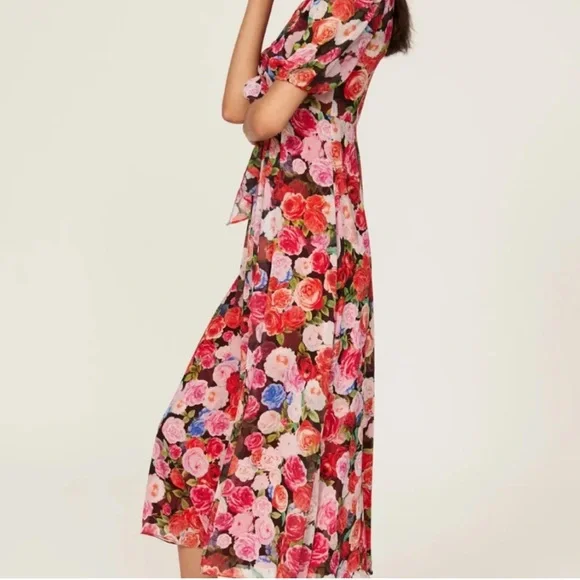 Ieena For Mac Duggal Floral Print Women's Dress Size 4 - Picture 2 of 4